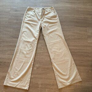 Tan wide leg pants